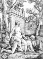 Aristote et Phyllis Renaissance peintre Hans Baldung